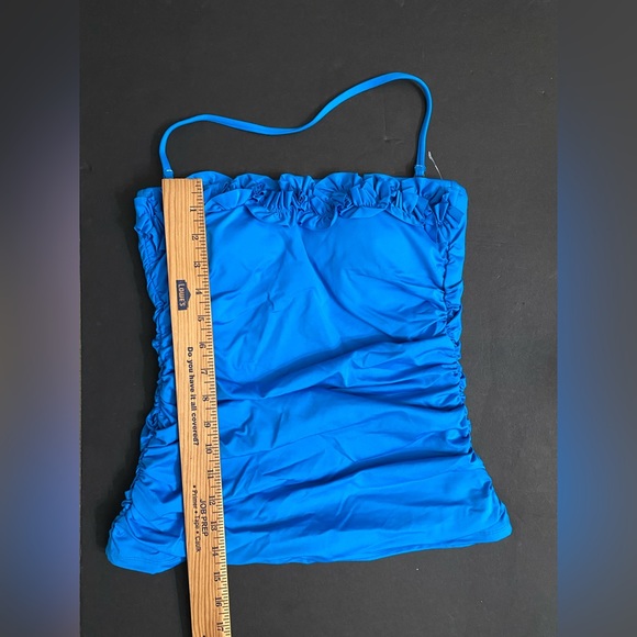 Kenneth Cole Tummy Toner Tankini Top Swimsuit Women’s size S Turquoise blue - Picture 6 of 14